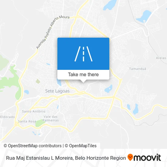 Rua Maj Estanislau L Moreira map