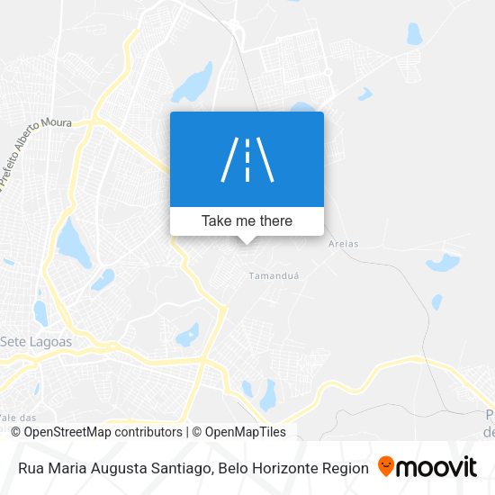 Rua Maria Augusta Santiago map