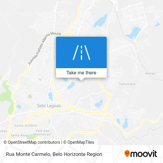 Rua Monte Carmelo map
