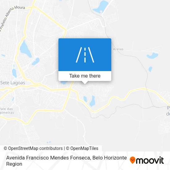 Avenida Francisco Mendes Fonseca map