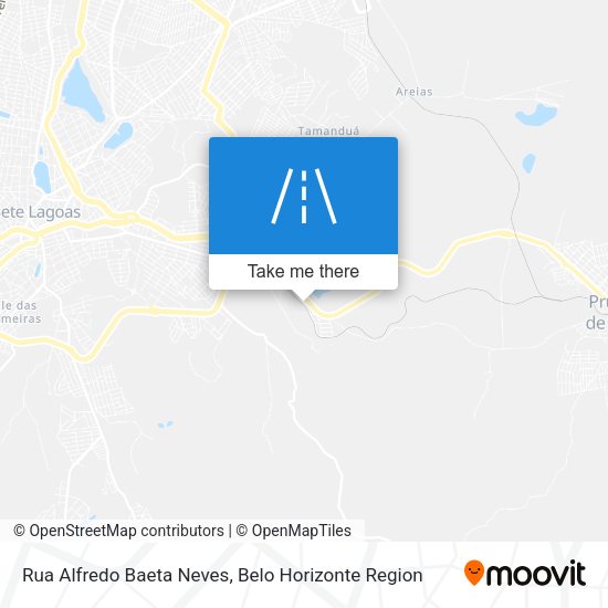 Rua Alfredo Baeta Neves map