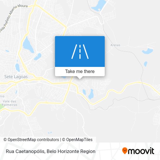Rua Caetanopólis map