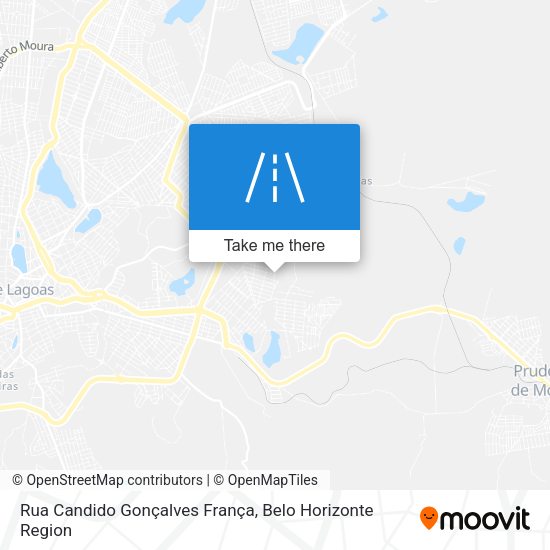 Rua Candido Gonçalves França map