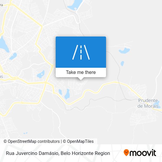 Rua Juvercino Damásio map
