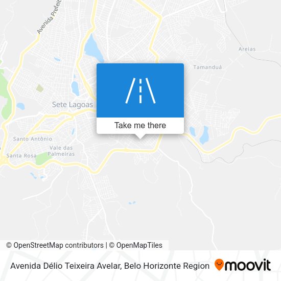 Avenida Délio Teixeira Avelar map