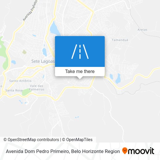 Avenida Dom Pedro Primeiro map