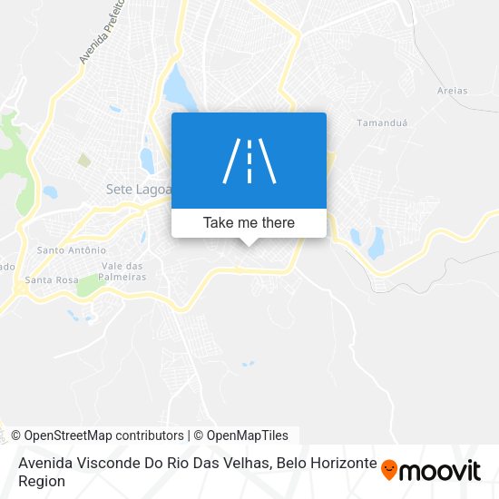 Avenida Visconde Do Rio Das Velhas map