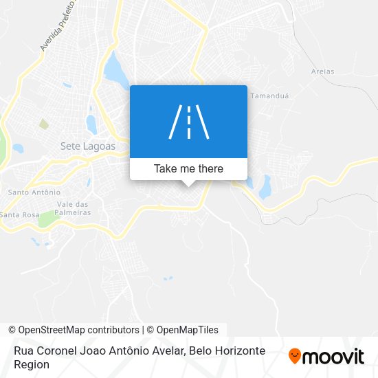 Rua Coronel Joao Antônio Avelar map