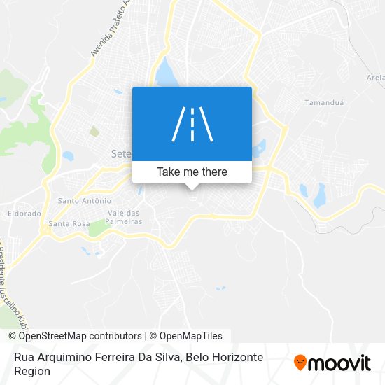Rua Arquimino Ferreira Da Silva map