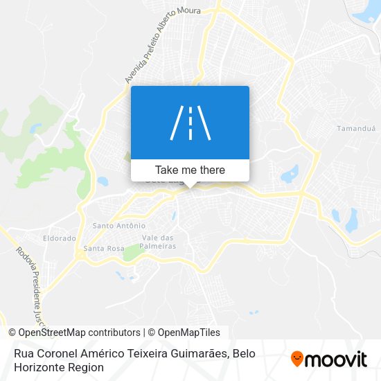 Rua Coronel Américo Teixeira Guimarães map