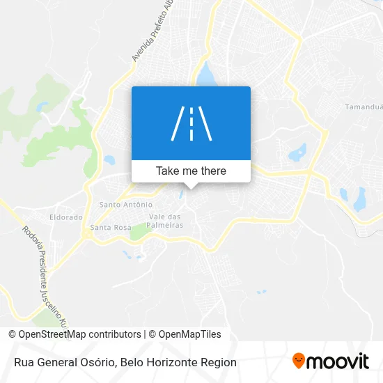 Rua General Osório map