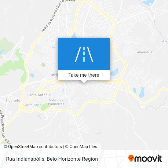 Rua Indianapólis map