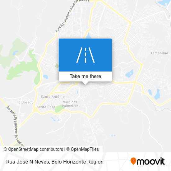 Rua José N Neves map