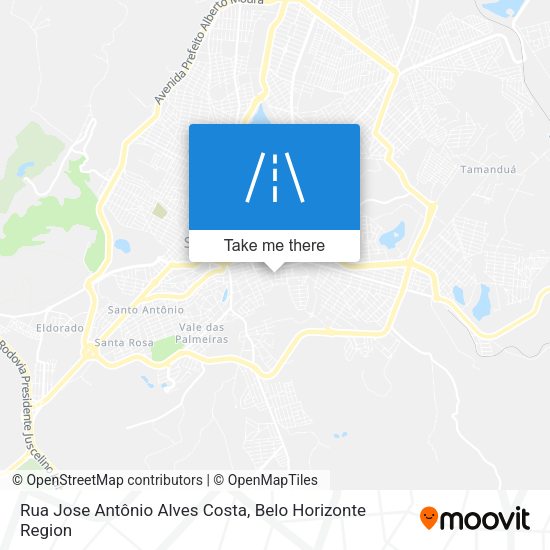 Rua Jose Antônio Alves Costa map