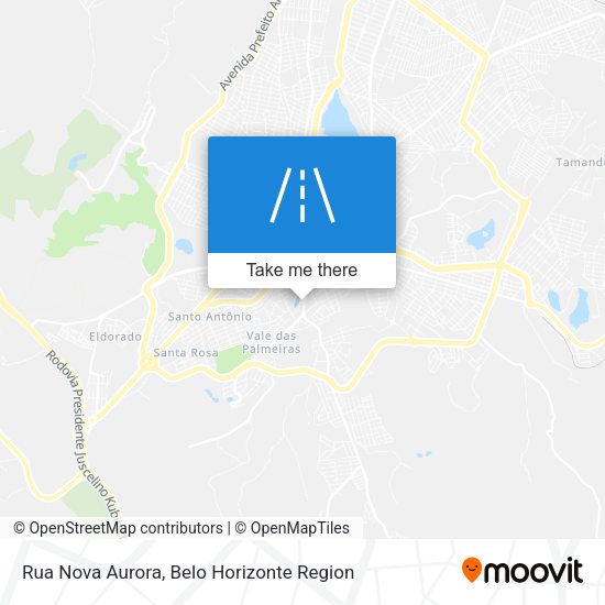 Rua Nova Aurora map
