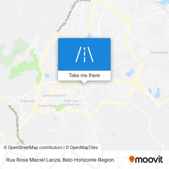 Rua Rosa Maciel Lanza map