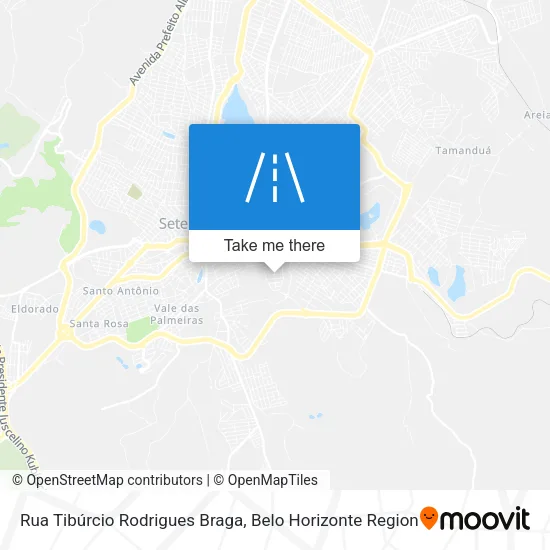 Rua Tibúrcio Rodrigues Braga map