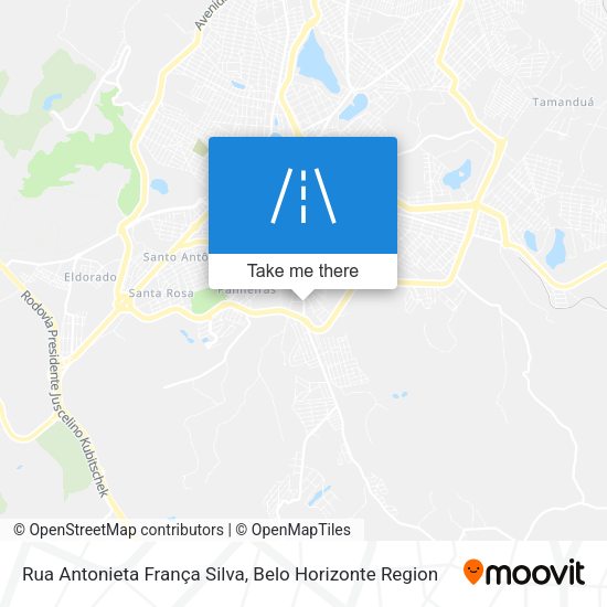 Rua Antonieta França Silva map