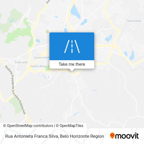 Rua Antonieta Franca Silva map