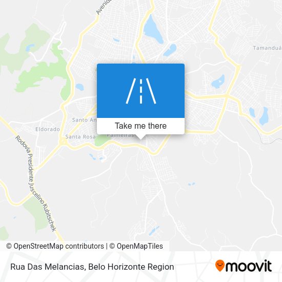 Rua Das Melancias map