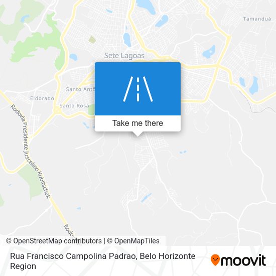 Rua Francisco Campolina Padrao map