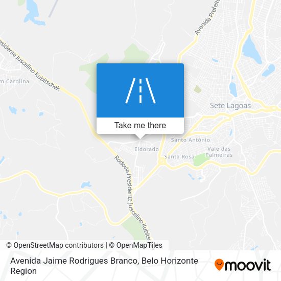 Avenida Jaime Rodrigues Branco map