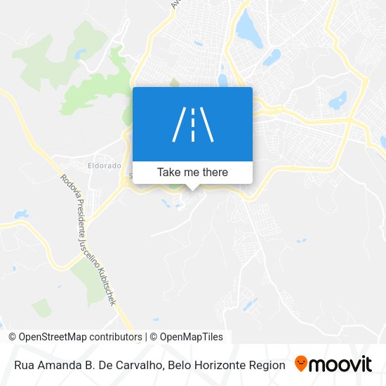 Rua Amanda B. De Carvalho map