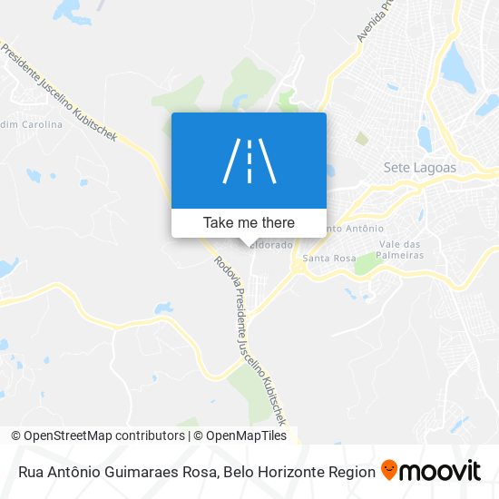 Rua Antônio Guimaraes Rosa map