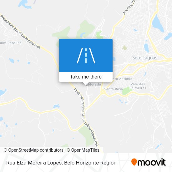 Rua Elza Moreira Lopes map