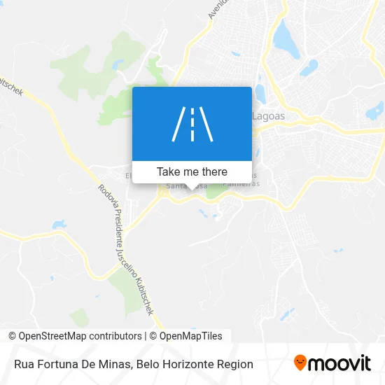 Rua Fortuna De Minas map
