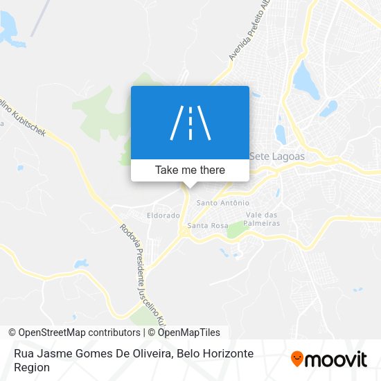 Rua Jasme Gomes De Oliveira map