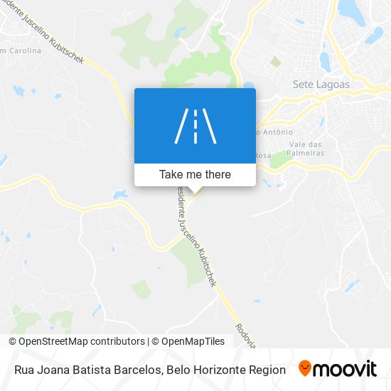 Rua Joana Batista Barcelos map