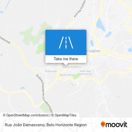 Rua João Damasceno map