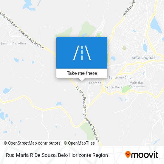 Rua Maria R De Souza map