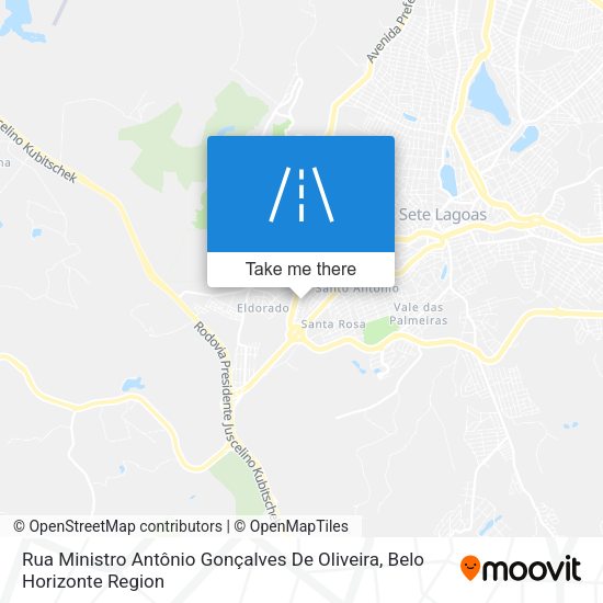 Rua Ministro Antônio Gonçalves De Oliveira map