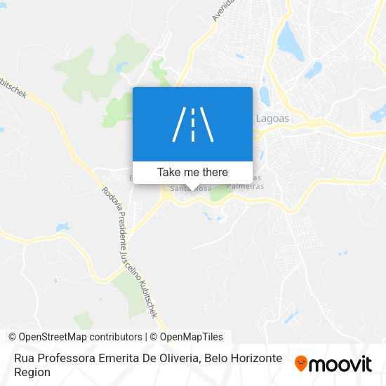Rua Professora Emerita De Oliveria map