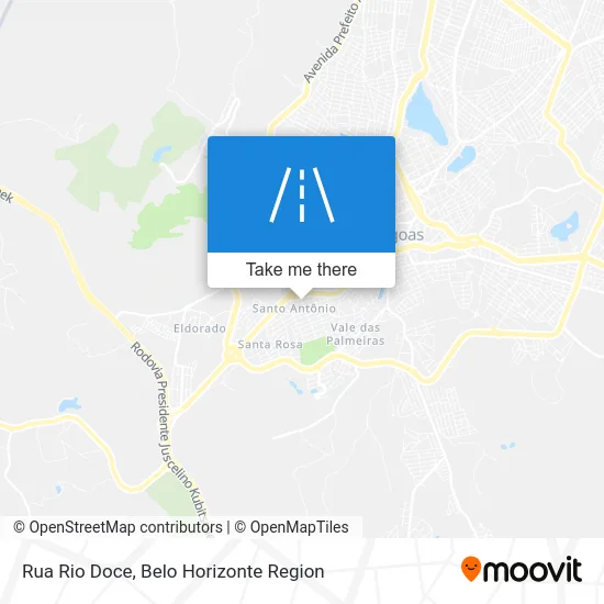 Rua Rio Doce map