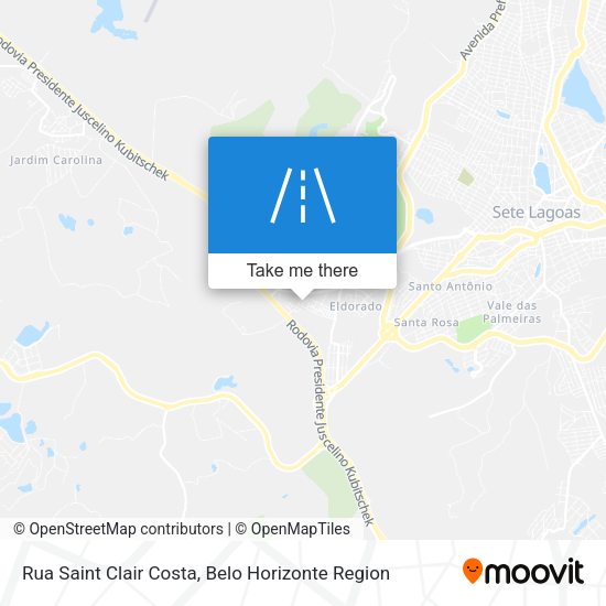 Rua Saint Clair Costa map