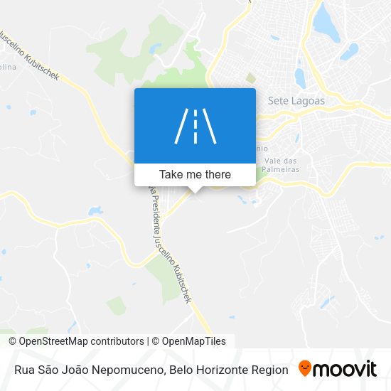 Rua São João Nepomuceno map