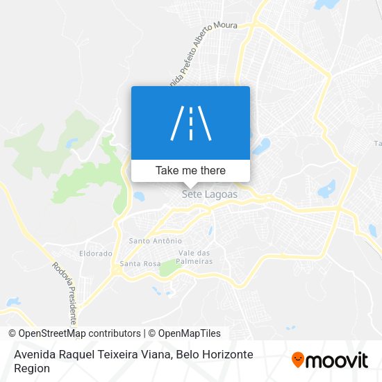Avenida Raquel Teixeira Viana map