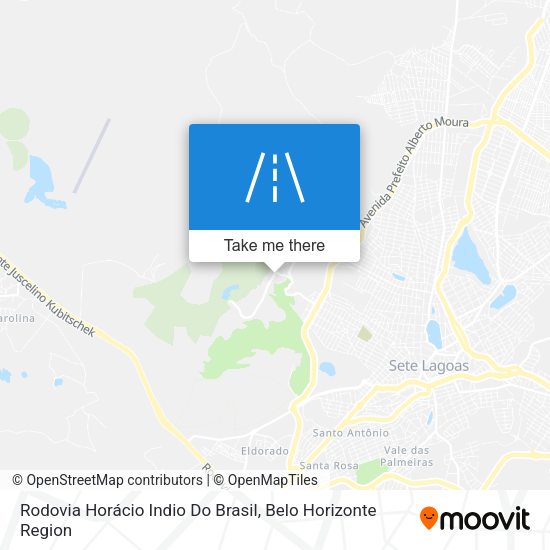 Rodovia Horácio Indio Do Brasil map
