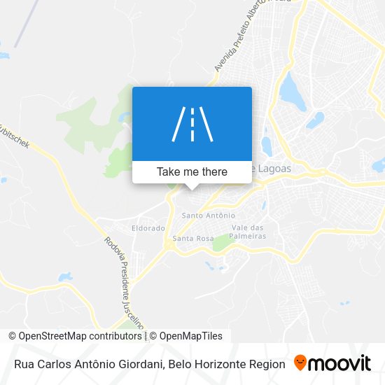 Rua Carlos Antônio Giordani map