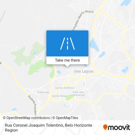 Rua Coronel Joaquim Tolentino map
