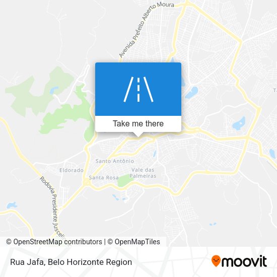 Rua Jafa map