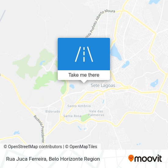 Rua Juca Ferreira map