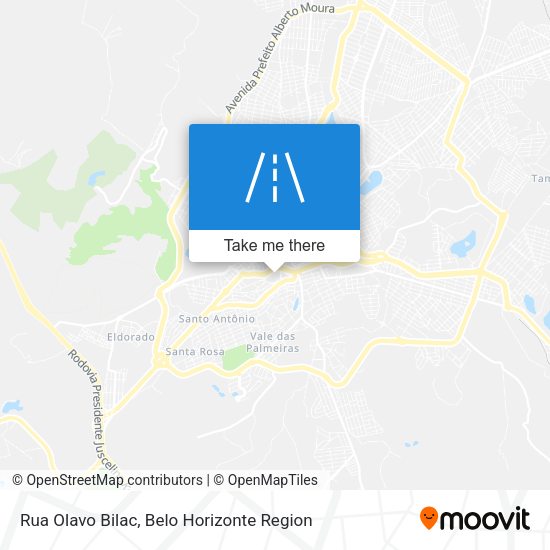 Rua Olavo Bilac map