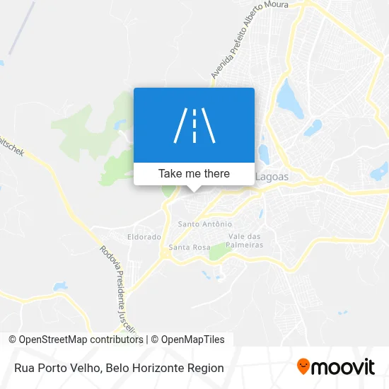 Rua Porto Velho map