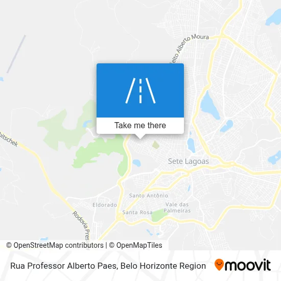 Rua Professor Alberto Paes map