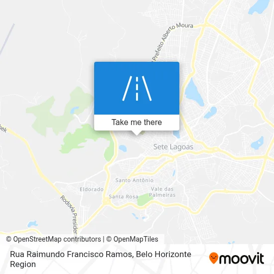 Rua Raimundo Francisco Ramos map