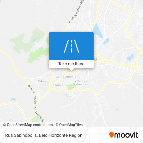 Rua Sabinopolis map